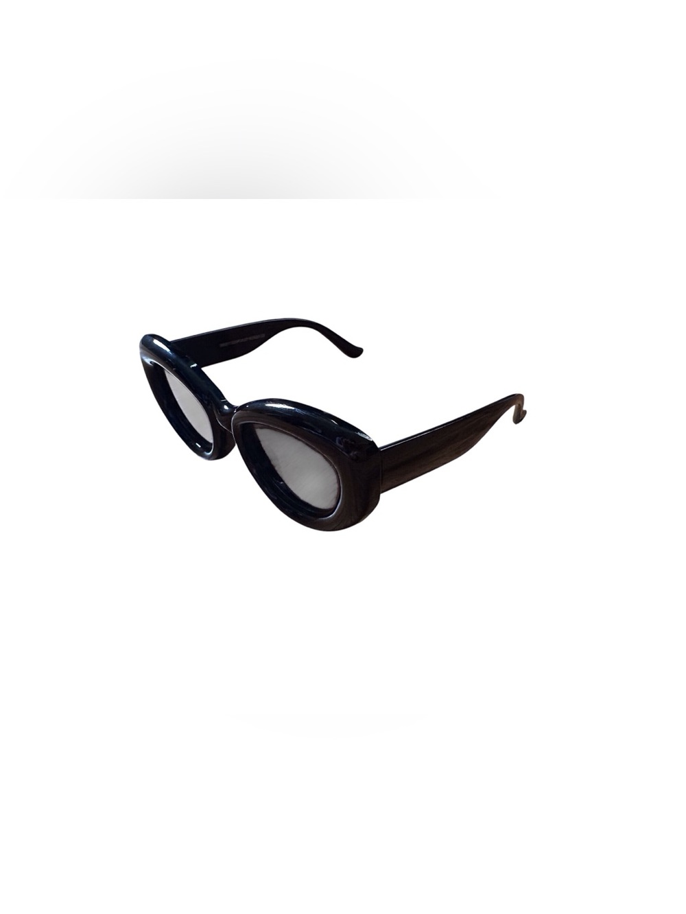 Bold Black Oval Sunglasses for Women